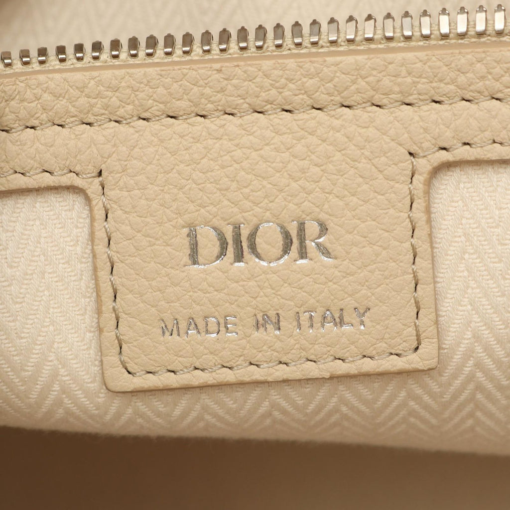 Dior Tote Bag Normandy Medium 2-Way Light Beige Leather — view 4