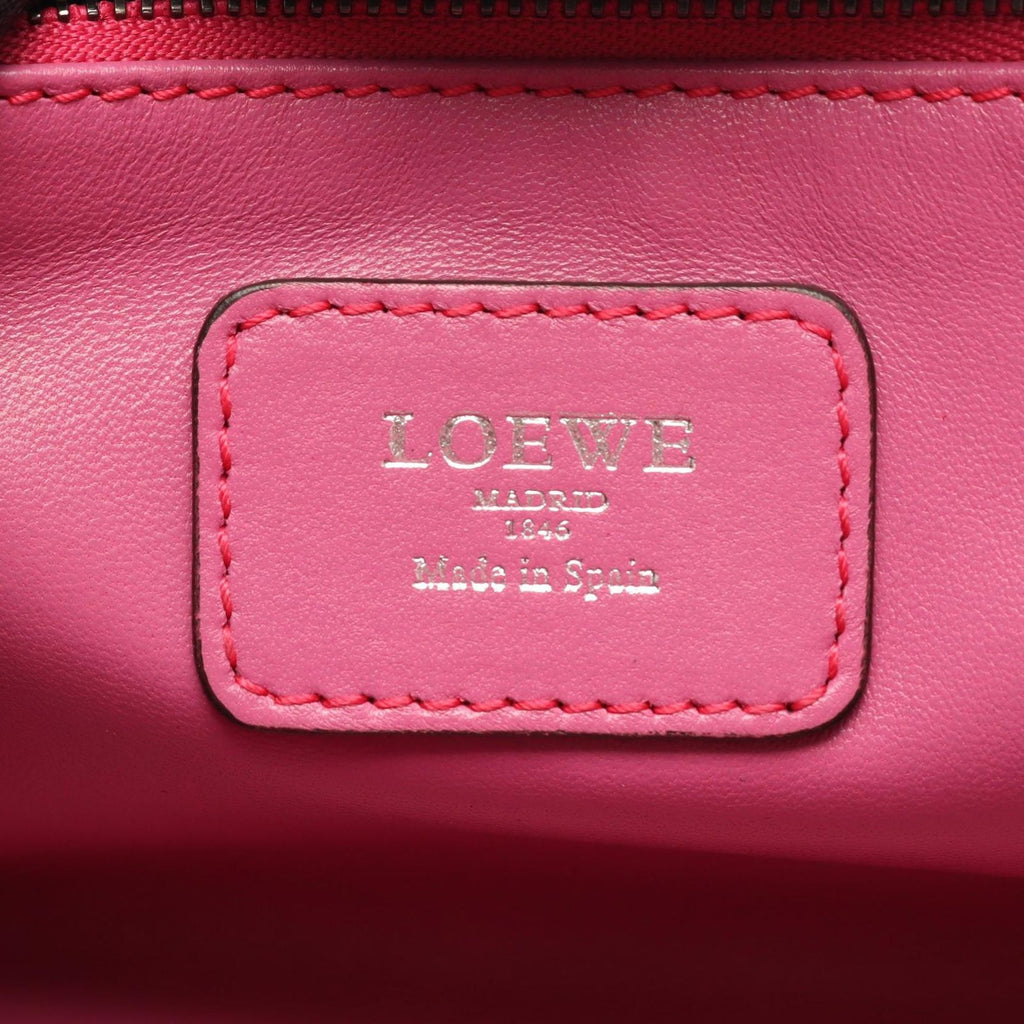 Loewe Handbag Amazona 28 Pink Brown Rose Leather — view 4