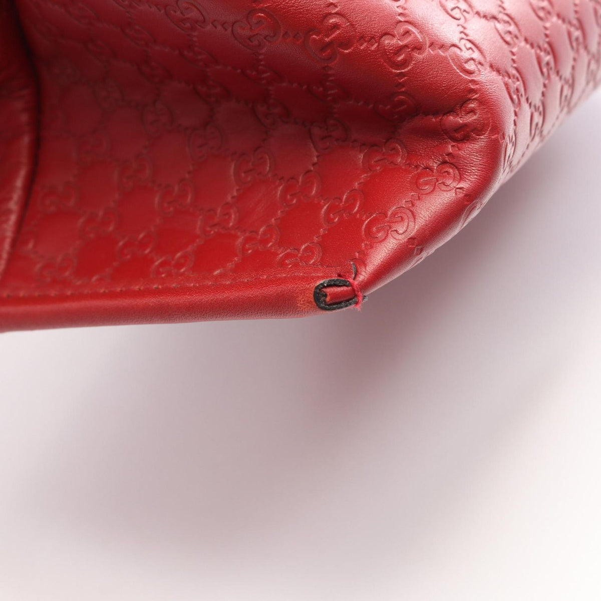 Gucci Backpack Micro Guccissima Red Leather — view 6