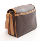 Celine Shoulder Bag Macadam Brown Camel Leather — view 2