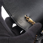 Saint Laurent Paris Shoulder Bag Sunset Black Leather Chain Wallet — view 5