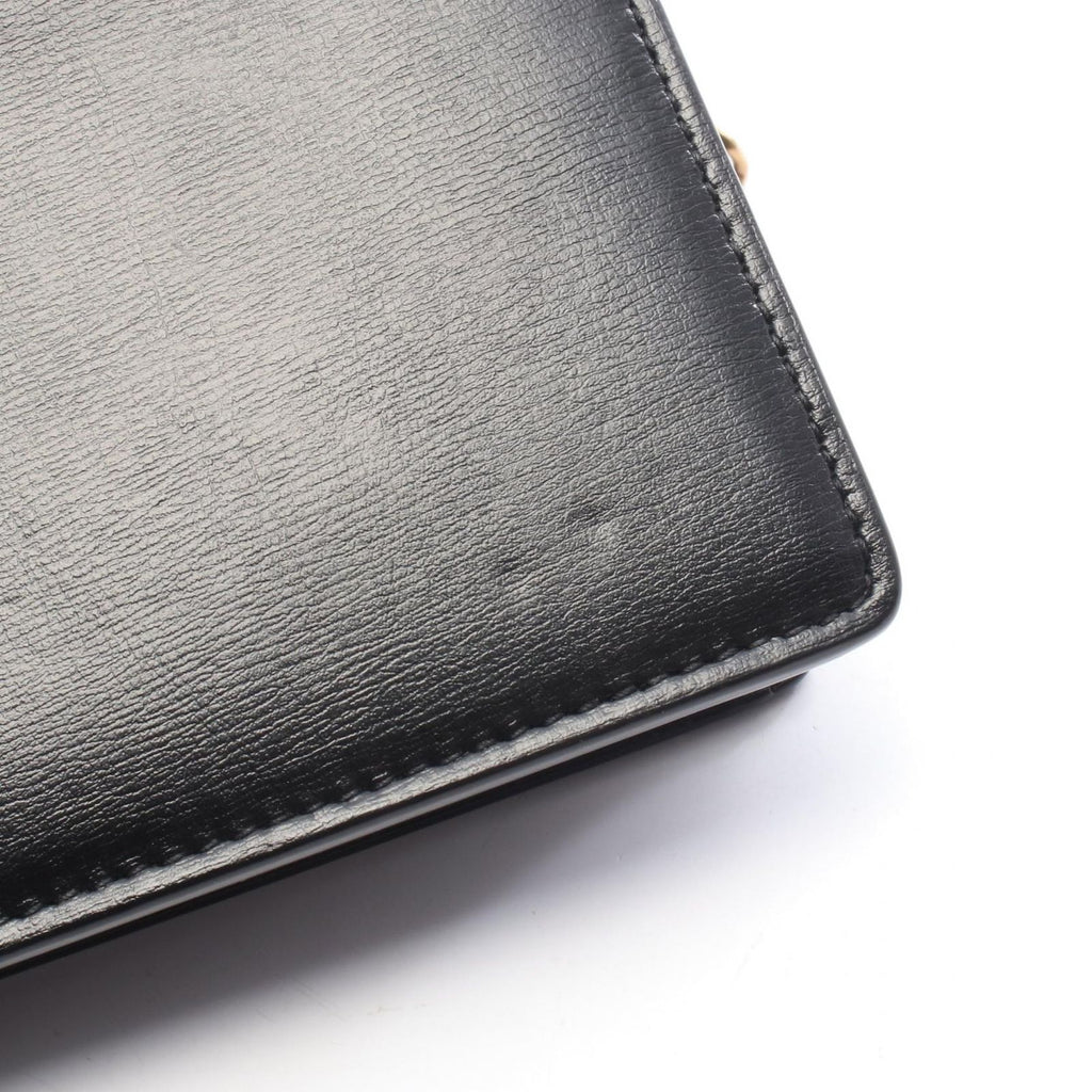 Saint Laurent Paris Shoulder Bag Sunset Black Leather Chain Wallet — view 7