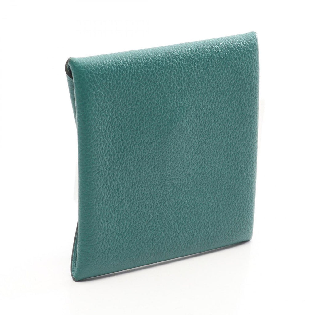 Hermes Coin Purse Bastia Verso Malachite Blue Atole — view 2