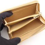 Chanel Coin Purse Quilted Gold Caviar Leather — view 3