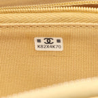 Chanel Coin Purse Quilted Gold Caviar Leather — view 5