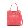 Chanel Shoulder Bag Quilted Bucket 2-Way Pink Caviar Leather Chain