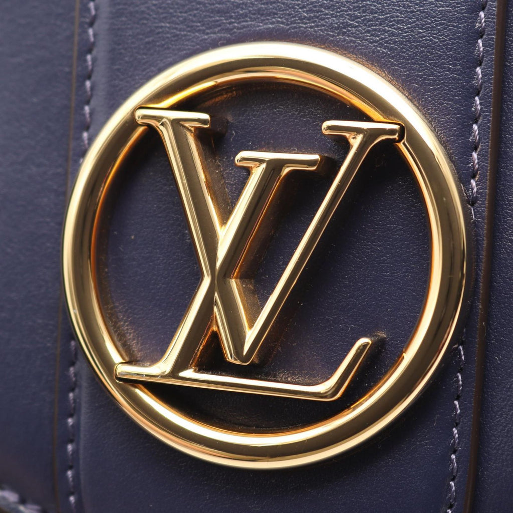 Louis Vuitton Shoulder Bag LV Pont 9 LV Neuf Bleu Nuit Leather — view 8