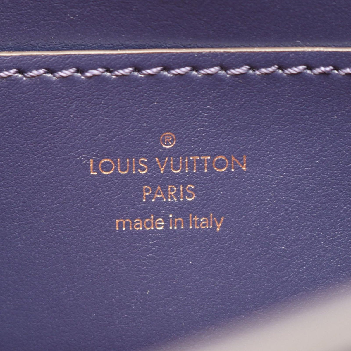 Louis Vuitton Shoulder Bag LV Pont 9 LV Neuf Bleu Nuit Leather — view 4