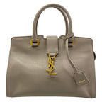 Saint Laurent Paris Handbag Baby Cabas Gray Leather
