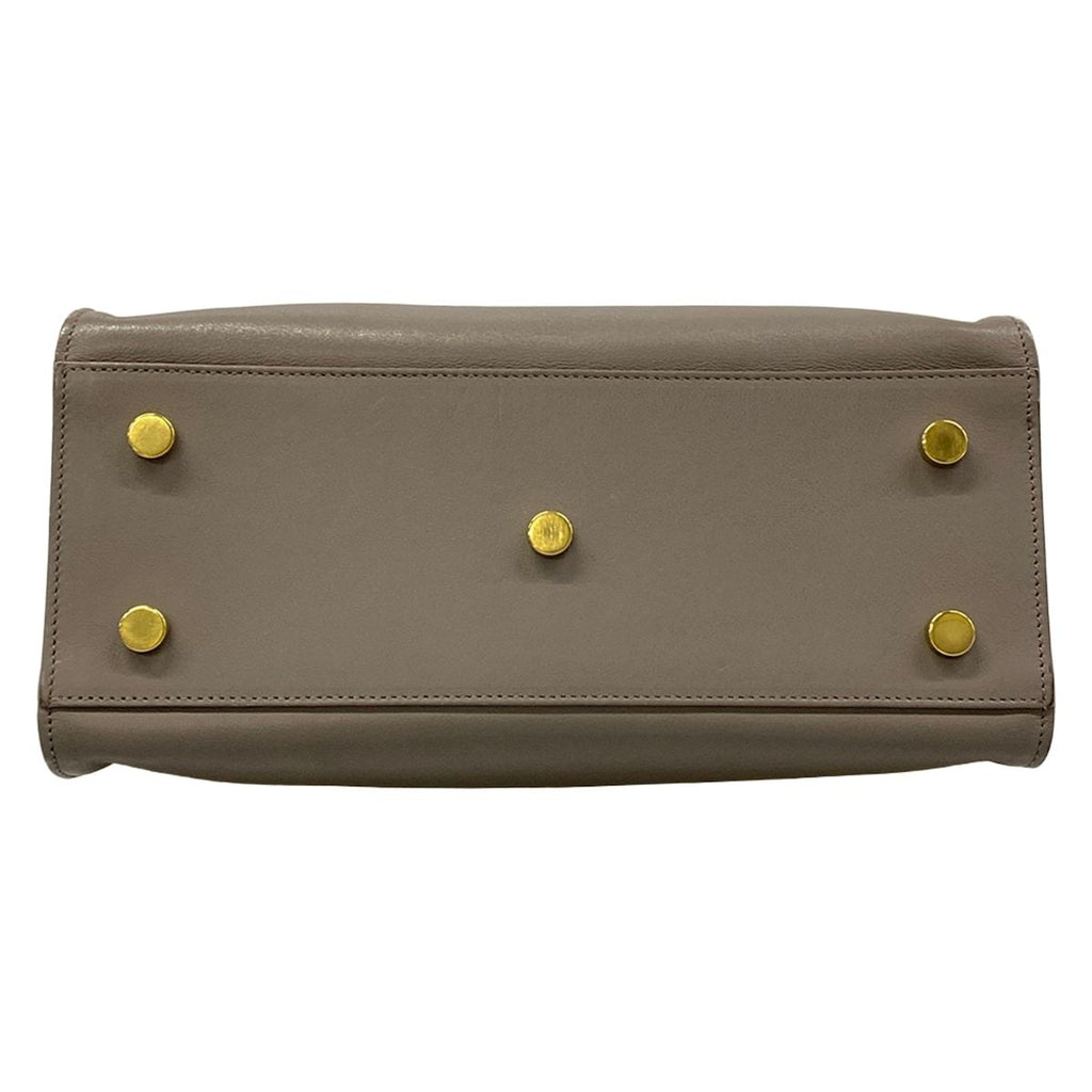 Saint Laurent Paris Handbag Baby Cabas Gray Leather — view 5