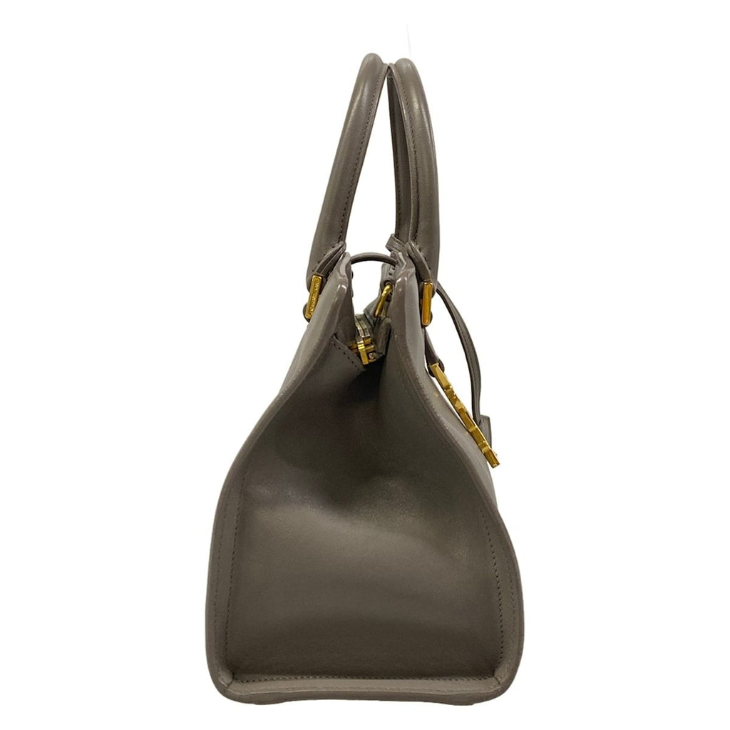 Saint Laurent Paris Handbag Baby Cabas Gray Leather — view 2