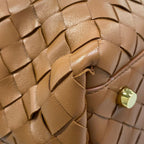 Bottega Veneta Medium Bauletto Bowling Bag Intrecciato Brown Leather — view 6