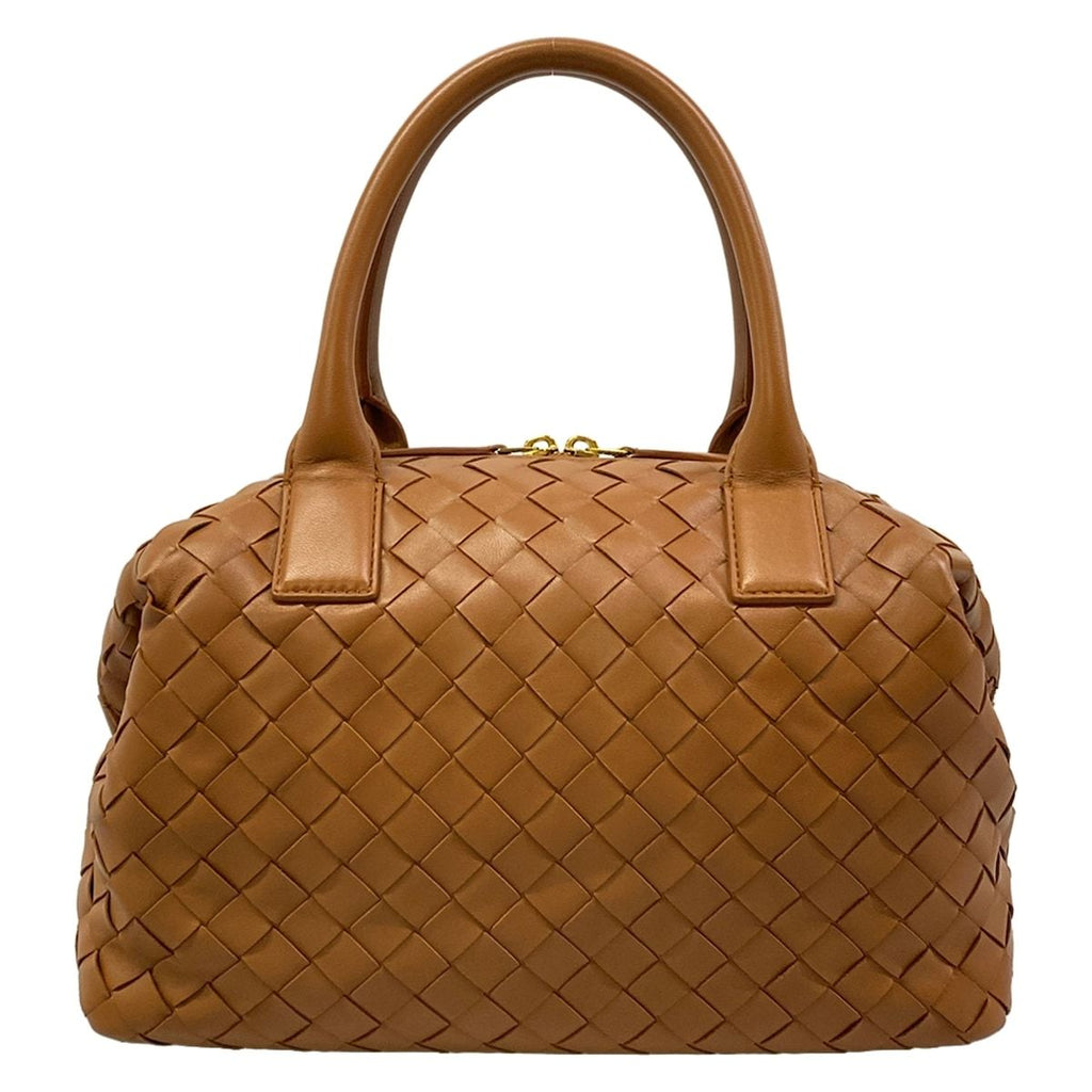 Bottega Veneta Medium Bauletto Bowling Bag Intrecciato Brown Leather — view 3