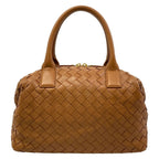 Bottega Veneta Medium Bauletto Bowling Bag Intrecciato Brown Leather — view 3