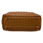 Bottega Veneta Medium Bauletto Bowling Bag Intrecciato Brown Leather — view 5
