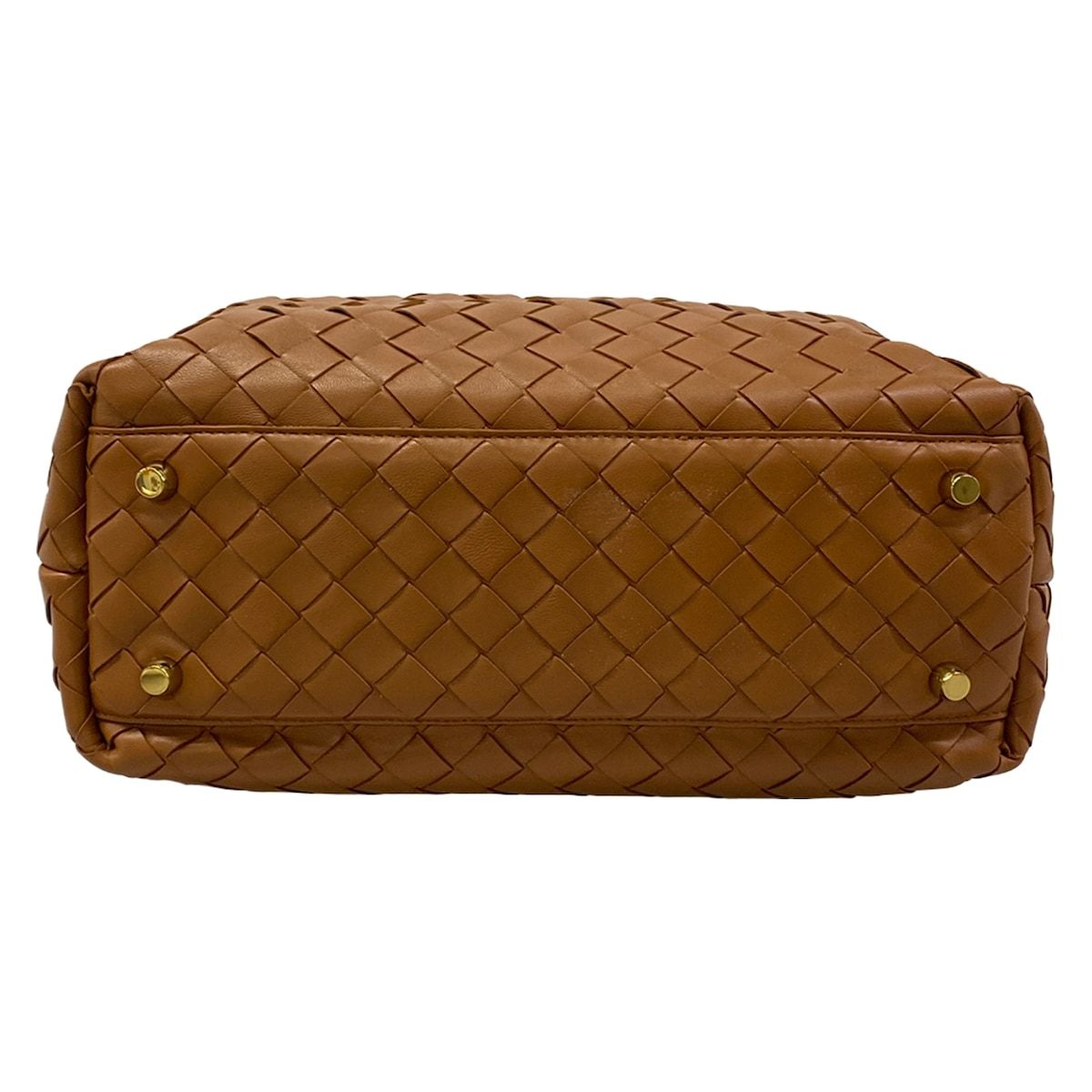 Bottega Veneta Medium Bauletto Bowling Bag Intrecciato Brown Leather — view 5