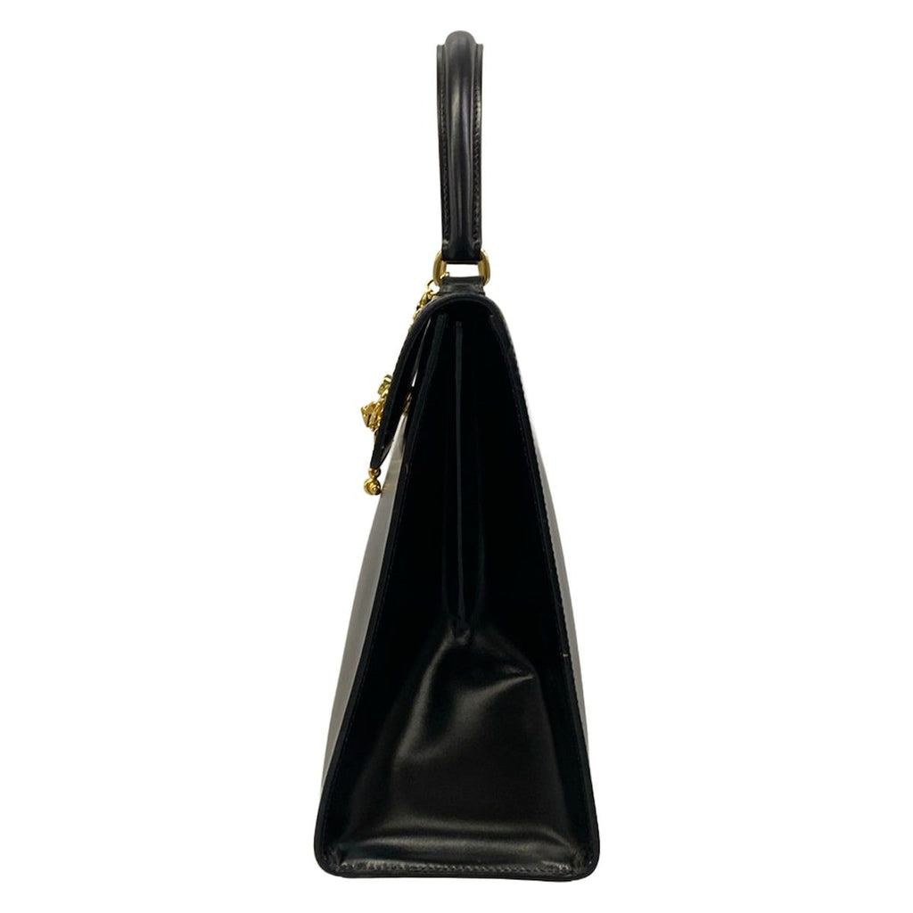 Celine Handbag Gancini Black Leather — view 4