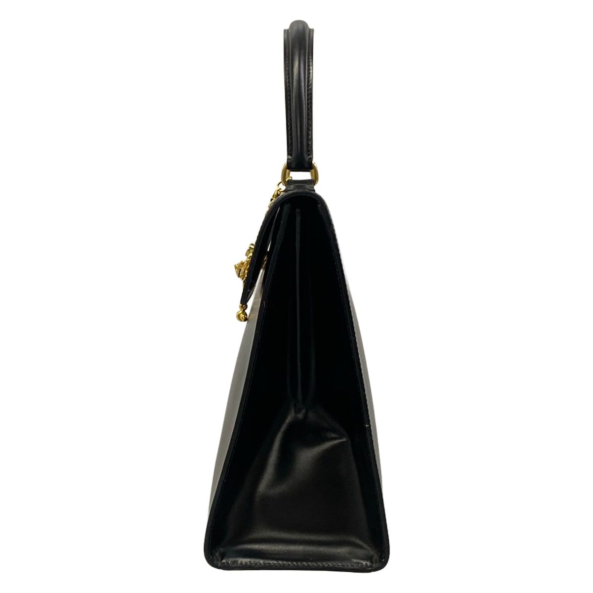 Celine Handbag Gancini Black Leather — view 4