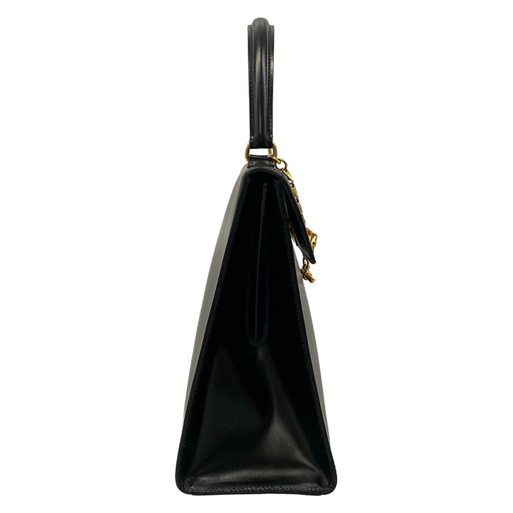Celine Handbag Gancini Black Leather — view 2