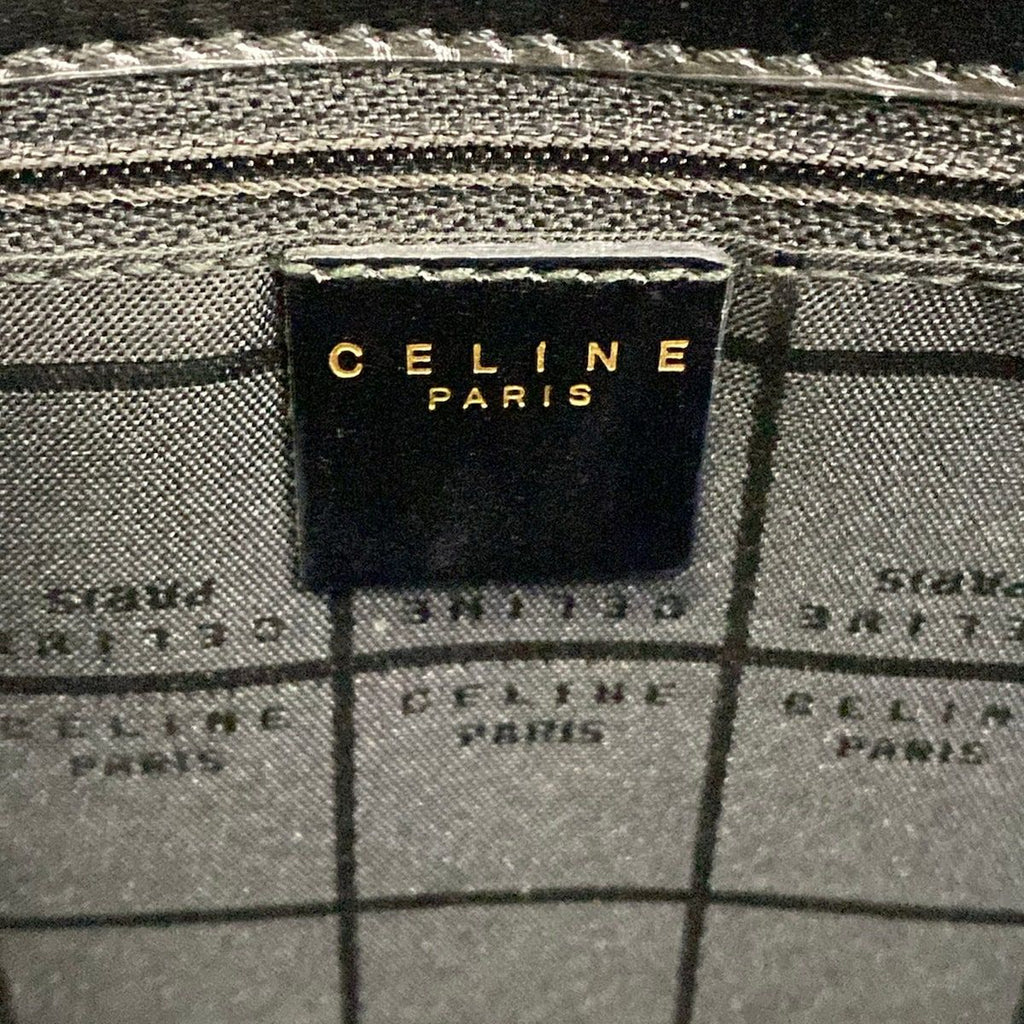 Celine Handbag Gancini Black Leather — view 8