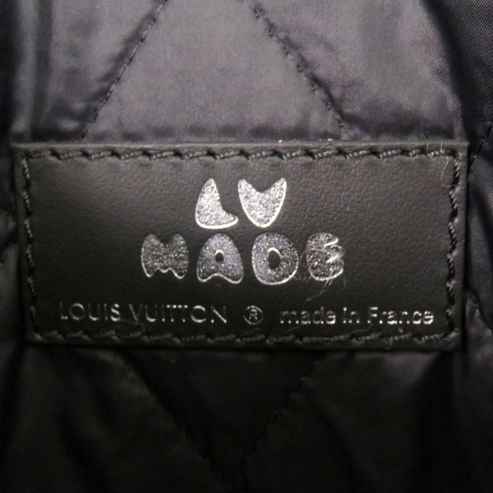 Louis Vuitton NIGO Drip Trio Pouch Monogram Denim IC Leather Black Shoulder Bag — view 8