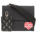 Louis Vuitton NIGO Drip Trio Pouch Monogram Denim IC Leather Black Shoulder Bag