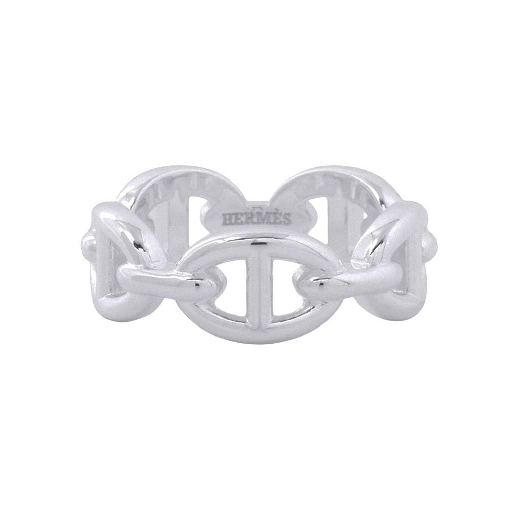 Hermes Ring Chaine D'ancre Enchainee PM