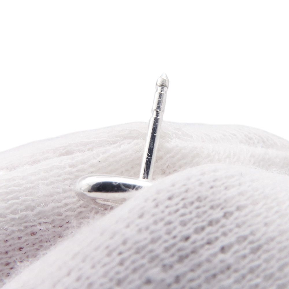 Hermes Earrings Farandole Chaine D'ancre Motif Silver Stud — view 6