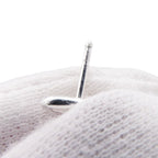 Hermes Earrings Farandole Chaine D'ancre Motif Silver Stud — view 6