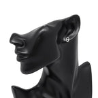 Hermes Earrings Farandole Chaine D'ancre Motif Silver Stud — view 4