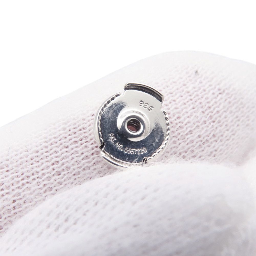 Hermes Earrings Farandole Chaine D'ancre Motif Silver Stud — view 7