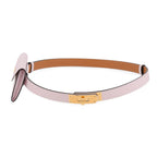 Hermes Belt Kelly Pocket 18 Mauve Sylvestre Gold Epsom