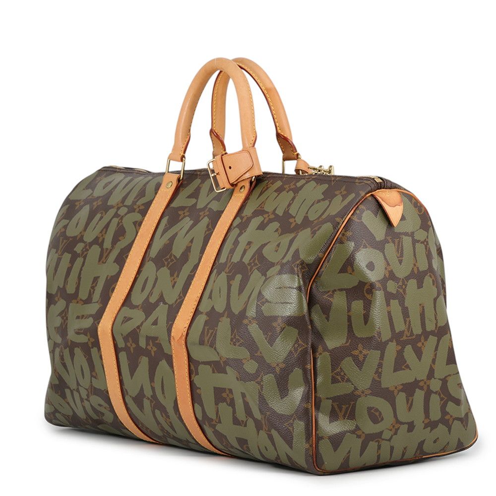 Louis Vuitton Boston Bag Monogram Graffiti Keepall 50 — view 2