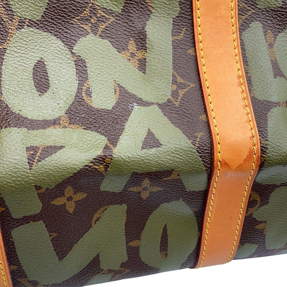 Louis Vuitton Boston Bag Monogram Graffiti Keepall 50 — view 5