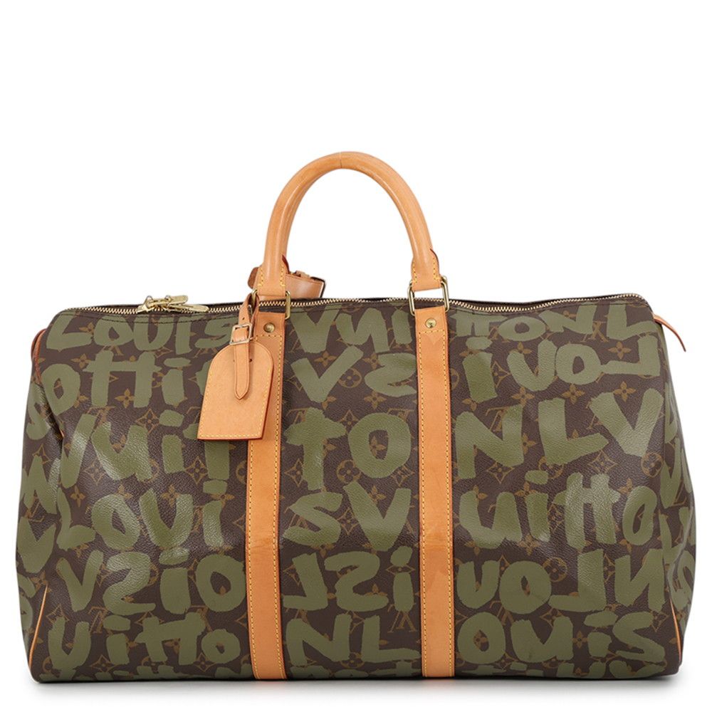 Louis Vuitton Boston Bag Monogram Graffiti Keepall 50