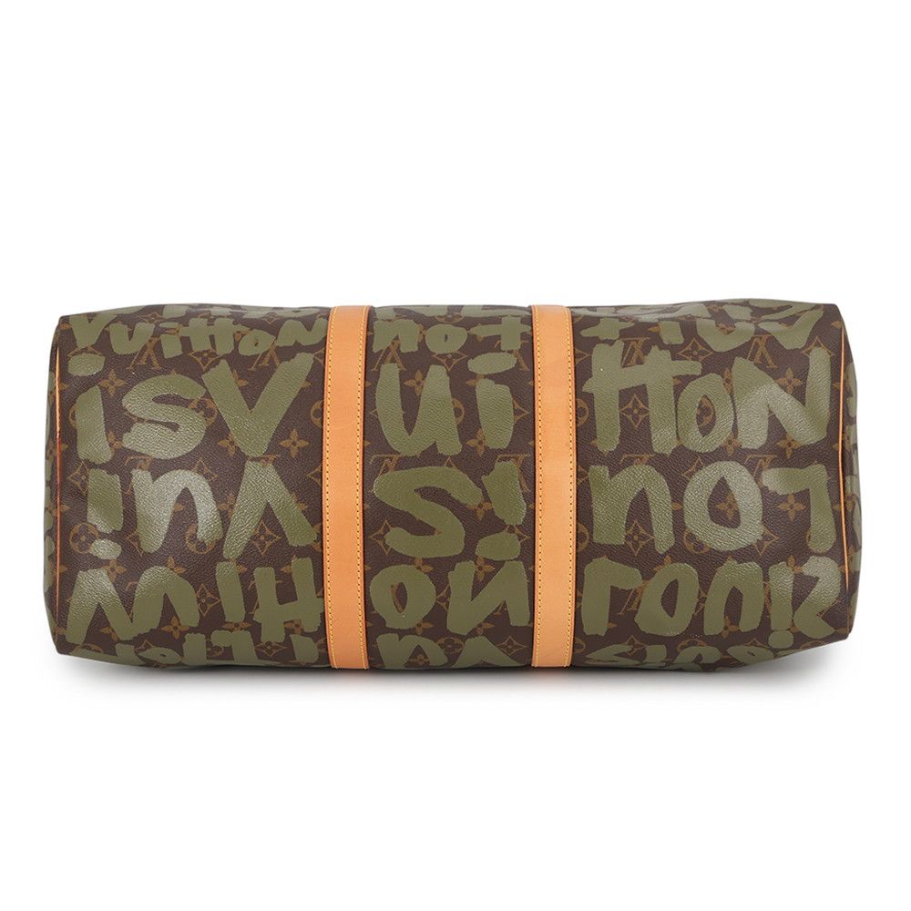 Louis Vuitton Boston Bag Monogram Graffiti Keepall 50 — view 3