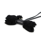 Hermes Bag Charm Buddy Epi Black Gold Lambskin Shearling — view 2