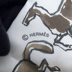 Hermes Scarf Twilly Freedom Horse Chevaux en Liberte Silk Twill — view 6