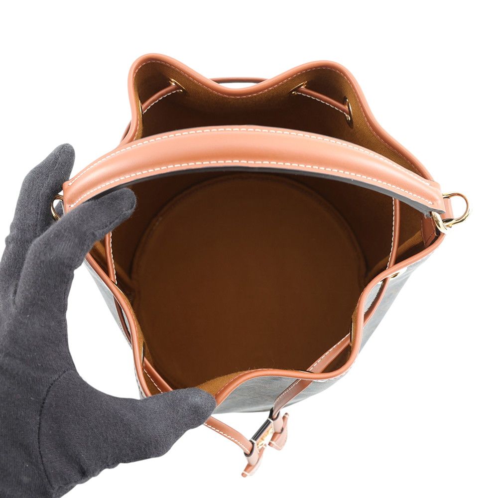 Celine Clara Medium Triomphe Calfskin 2-Way Shoulder Bag — view 6