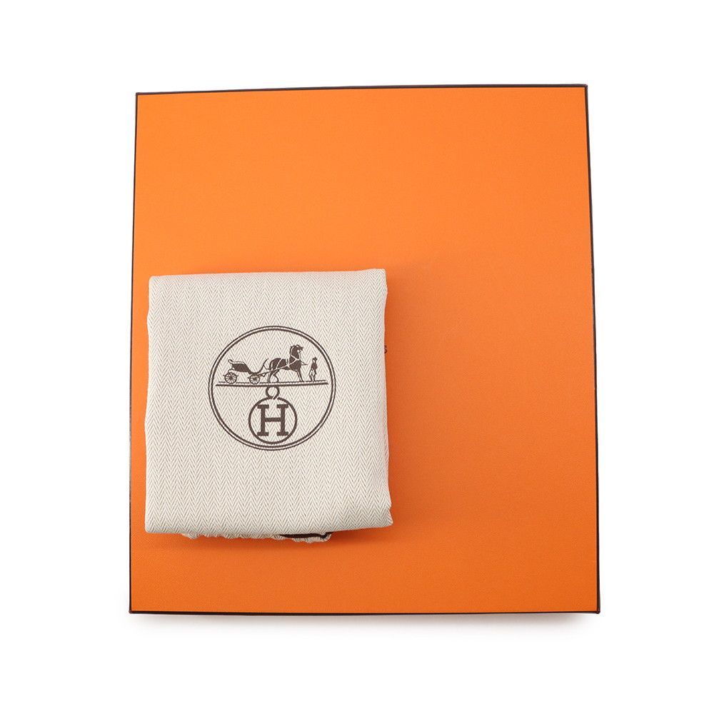 Hermes Neo Garden 23 Party Gold Ecru Silver Toile H Viking Negonda Tote Bag — view 7
