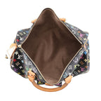 Louis Vuitton Boston Bag Monogram Multicolor Keepall 45 Black — view 4