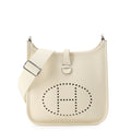 Hermes Shoulder Bag Evelyne 3 23 Cream Silver Taurillon Clemence