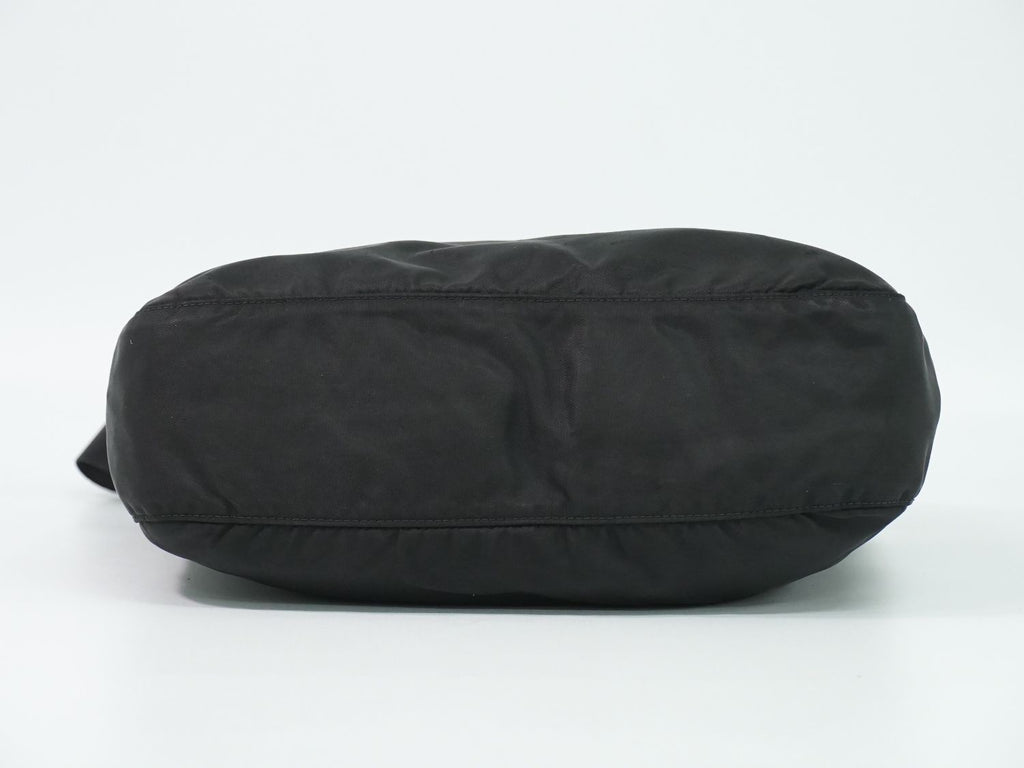Prada Vela Shoulder Bag Pochette Nylon Black — view 3