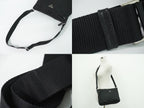 Prada Vela Shoulder Bag Pochette Nylon Black — view 6