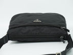 Prada Vela Shoulder Bag Pochette Nylon Black — view 5