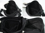 Prada Vela Shoulder Bag Pochette Nylon Black — view 8