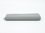 Prada Leather Zip Around Wallet Gray — view 3