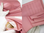 Chanel Quilted CC Logo Trifold Wallet Lambskin Leather Pink — view 8