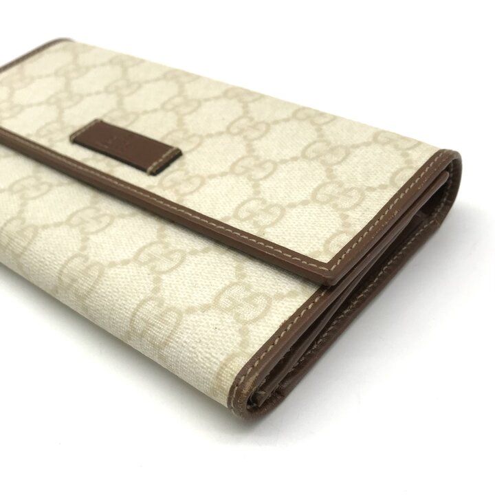 Gucci GG Supreme Logo Wallet White — view 5