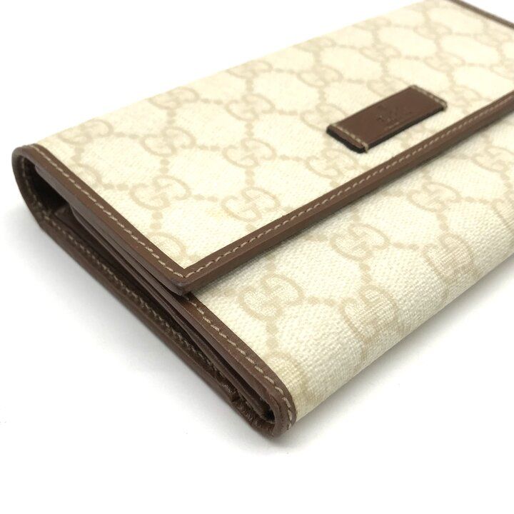 Gucci GG Supreme Logo Wallet White — view 4